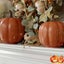 2 Pack LED Glass Pumpkins Flicker Night Light Halloween Decor Carousel 5