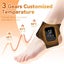 Electric Heated Ankle Massager Rechargeable Vibration Therapy Device with Heat Carousel 3
