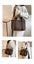 Elosung Coffee Stylish Multi Functional Mommy Diaper Bag Durable Canvas Tote Carousel 3