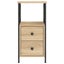 vidaXL Bedside Cabinet Sonoma Oak 34x35.5x70 cm Engineered Wood Carousel 6