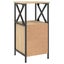 vidaXL Bedside Cabinet Sonoma Oak 34x35.5x70 cm Engineered Wood Carousel 8