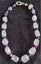 Eyecatching chunky genuine Amethyst sterling silver Necklace Carousel 7