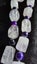 Eyecatching chunky genuine Amethyst sterling silver Necklace Carousel 9