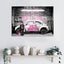 Framed $1 RESERVE 1 Panel Canvas Art Print - Banksy Carousel 3
