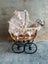 Dolls Pram Antique Victorian Style - Small Size Carousel 1