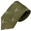 Bisley Tie - Green Pheasants Green Carousel 1