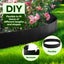 Garden Landscape Edging 20mx30cm Lawn Border Flower Bed DIY Carbon Steel Carousel 6