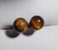 Tigerseye 6mm ball sterling silver stud earrings. Carousel 8