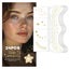 Glitter Freckles Face Tattoo - 24PCS Waterproof Gold Temporary Sparkle Patches Carousel 1