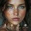 Glitter Freckles Face Tattoo - 24PCS Waterproof Gold Temporary Sparkle Patches Carousel 6