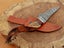 Hand Made Collector Antique Ram Horn handle Damascus Steel Bowie Knife Carousel 3