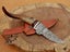 Hand Made Collector Antique Ram Horn handle Damascus Steel Bowie Knife Carousel 6