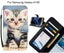 Samsung Galaxy A10E case 3 card leather wallet case printed ID Carousel 1