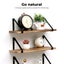 Levede Floating Shelf DIY Hanging Shelves Wall Mounted Storage Display 43*12cm Carousel 6
