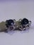 Gorgeous vintage sterling silver genuine sapphire earrings Carousel 1