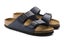 Birkenstock Unisex Arizona Birko-Flor Sandals (Navy) Carousel 3