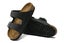 Birkenstock Unisex Arizona Oiled Leather Sandal (Black) Carousel 3
