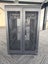 Dynamix 18RU Server cabinet with glass door and on wheels. Carousel 7