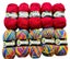 Countrywide Yarns Opals 8ply 10 Pack ***$24.00 Reserve***RRP $30.00*** Carousel 1