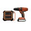 BLACK + DECKER CORDLESS DRILL &amp; RADIO KIT Carousel 1