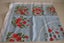 Very Pretty Vintage Rose Tablecloth / Supper Cloth. Carousel 1