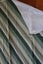 Retro Linen Fabric in Green Stripes - great for interior projects. Carousel 6