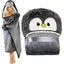 NNETM Penguin Hooded Wearable Blanket with Gloves Carousel 2