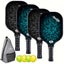NNETM Pickleball Paddle Set 4-Pack Fiberglass Beginners Carousel 1