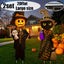 NNETM Halloween Yard Pumpkin Gentleman & Black Cat Witch Carousel 2