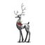 NNEOBA Wrought Iron Reindeer Christmas Ornament Carousel 1