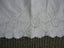 EXTREMELY LARGE PILLOW CASE WALLACE COTTON LIKE NEW WITH FANCY ENDS. Carousel 4