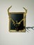 Hand carved deer skull mounted to frame Carousel 3