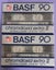 2 x BASF Chromdioxid Extra II 90min Type II Blank Audio Cassette Tapes (sealed) Carousel 1