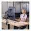 Fellowes Dual Monitor Arm with USB, 27" Max, Platinum F8043401 Carousel 9