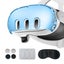 Glitter Protective Shell For Meta Quest 3 7 In 1 Ordinary Transparent Blue Carousel 2