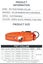 Elosung Size Xl Black Reflective Adjustable Anti-Lost Pet Collar For Apple Airta Carousel 2