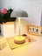 Elosung White Chic Mushroom Led Table Lamp Rechargeable Cordless Touch Control 3 Carousel 1