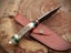 Hand Made Damascus Steel With Stag Horn Wood Handle Collector Knife RRP 400$. Carousel 4