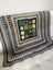 Vintage crochet lambs wool rug.100cm x 100cm Carousel 1