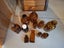 Bulk lot of Amber Vintage Medical bottles. Carousel 3