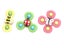 3 PCs Baby Suction Cup Spinning Tops, Busy Bugs Spinners, Interesting insects Ba Carousel 1