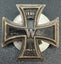 ORIGINAL GERMAN WWI IRON CROSS 1st CLASS SCREW BACK - VICTORIA DRGM - RARE MAKER Carousel 1