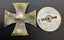 ORIGINAL GERMAN WWI IRON CROSS 1st CLASS SCREW BACK - VICTORIA DRGM - RARE MAKER Carousel 3