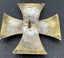 ORIGINAL GERMAN WWI IRON CROSS 1st CLASS SCREW BACK - VICTORIA DRGM - RARE MAKER Carousel 9