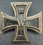 ORIGINAL GERMAN WWI IRON CROSS 1st CLASS SCREW BACK - VICTORIA DRGM - RARE MAKER Carousel 10