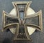 ORIGINAL GERMAN WWI IRON CROSS 1st CLASS SCREW BACK - VICTORIA DRGM - RARE MAKER Carousel 11