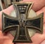 ORIGINAL GERMAN WWI IRON CROSS 1st CLASS SCREW BACK - VICTORIA DRGM - RARE MAKER Carousel 12
