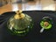 Beautiful Green Art Glass Perfume Bottle Carousel 3