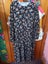 Black Floral Long-Sleeve Maxi Dress (Size 18) Carousel 1
