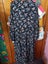Black Floral Long-Sleeve Maxi Dress (Size 18) Carousel 2